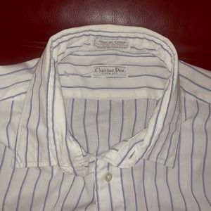 Christian Dior Button Down Striped Shirt